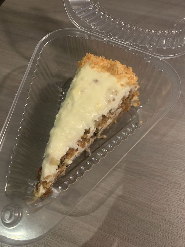 The slice of cake I ate right after publishing this post